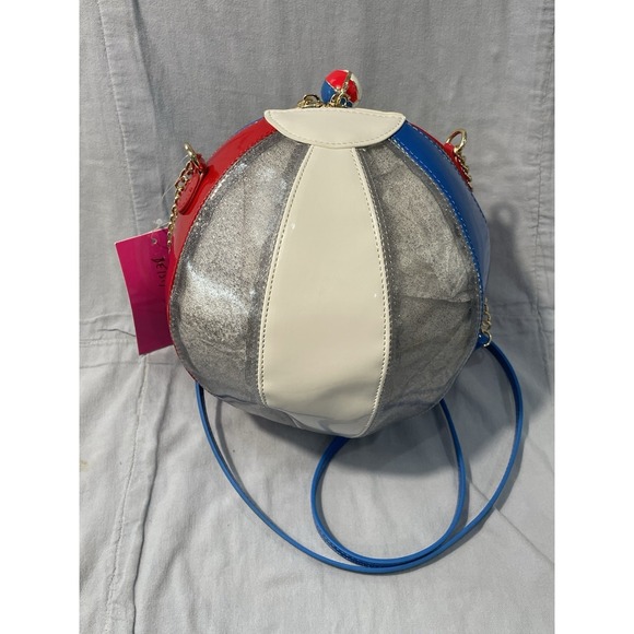 Betsey Johnson Handbags - NEW Betsey Johnson Kitsch Havin A Ball - Beachball - Medium Crossbody Bag Purse